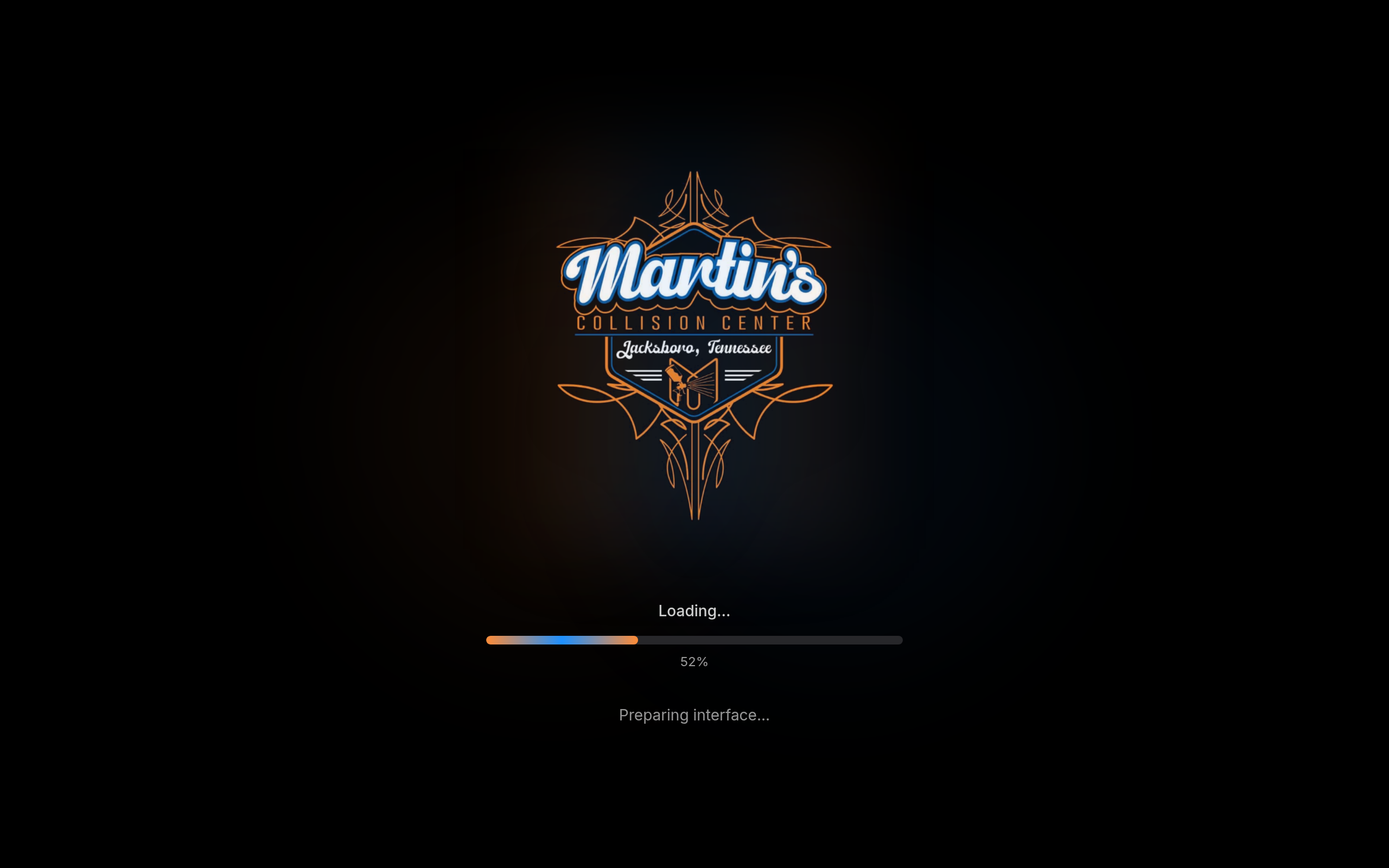 Martin's Collision Center website screenshot