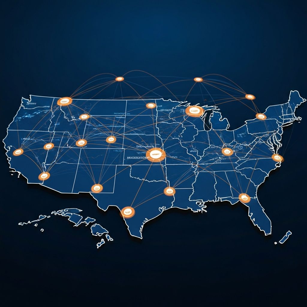 Nationwide business network representing our reach