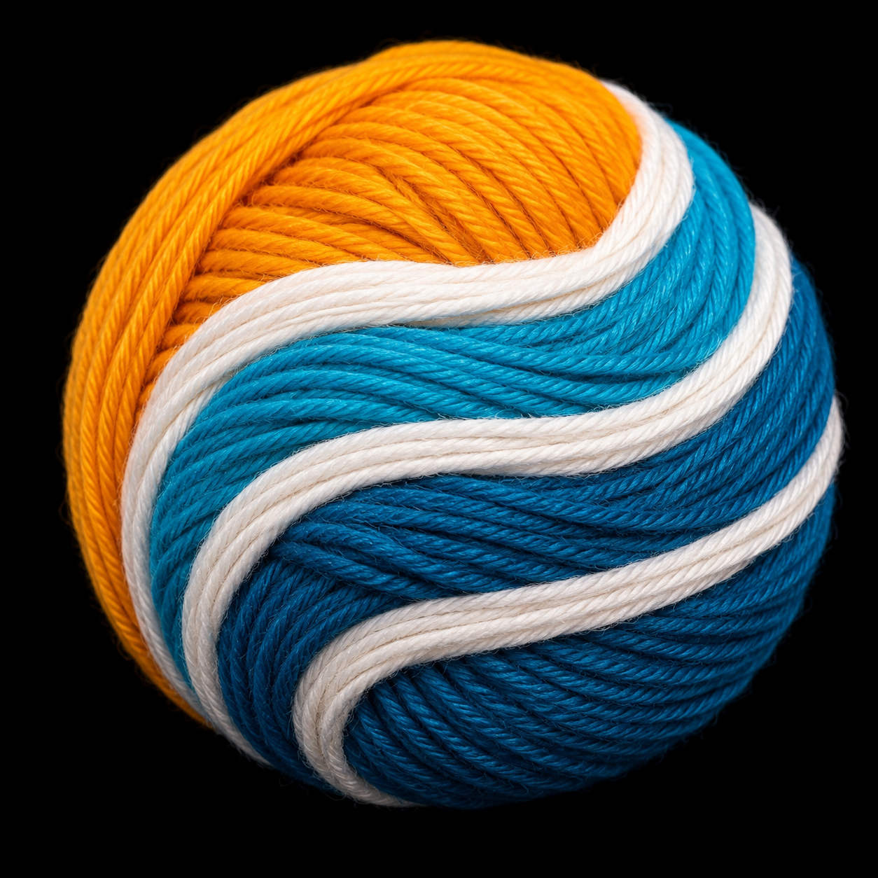 Yarn ball — pull to enter yarn mode
